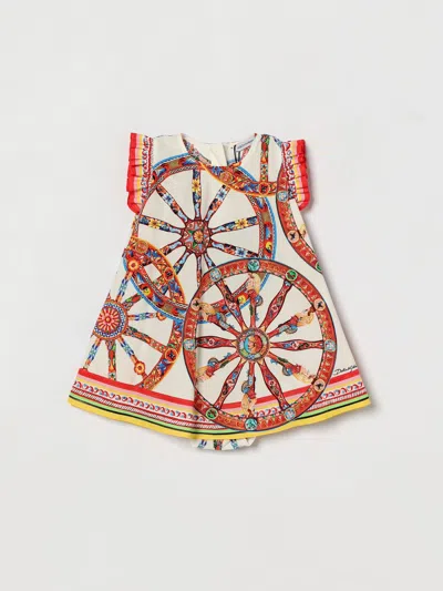 Dolce & Gabbana Babies'  Romper Kids Color White In Multi