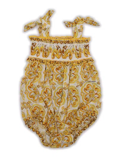 Dolce & Gabbana Babies' Rompers In Multi