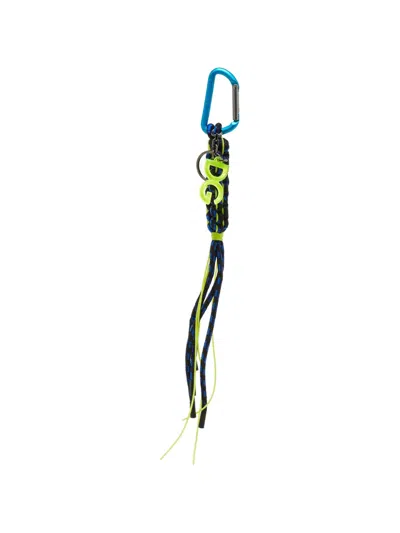 Pre-owned Dolce & Gabbana Rope Carabiner-clip Keyring In Blue