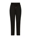 Dolce & Gabbana Light Nylon Jogging Pants In Black