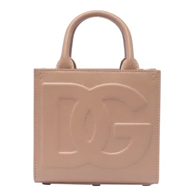 Dolce & Gabbana Dg Daily Small Tote Bag In Rosa