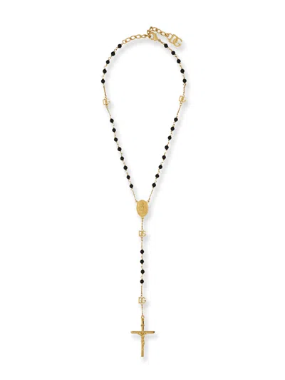 Dolce & Gabbana Rosario Necklace With Beads