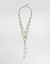 Dolce & Gabbana Rosary-style Multi-chain Necklace In Gold