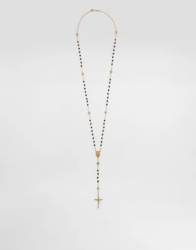 Dolce & Gabbana Rosary-style Necklace In Gold