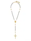 Dolce & Gabbana Rosary Style Necklace In Gold
