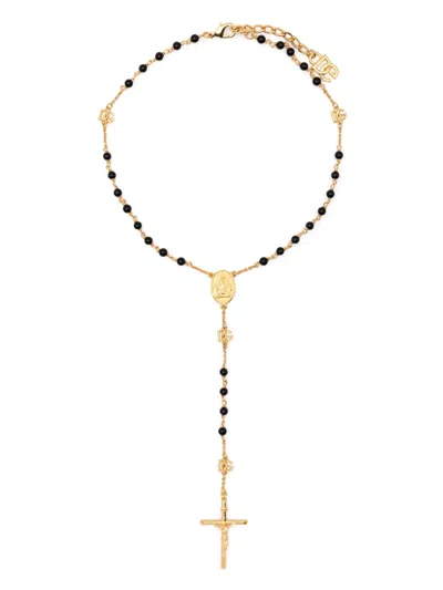 Dolce & Gabbana Rosary-style Necklace In Silver