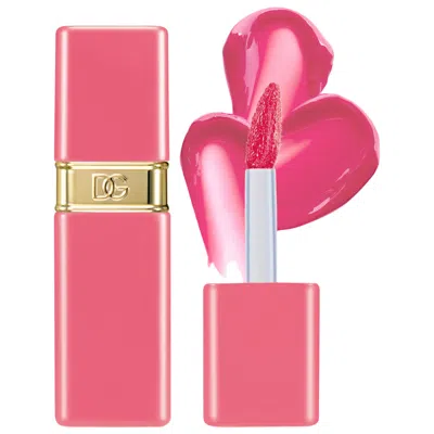 Dolce & Gabbana Rose Dew Lip Bite 24h Hydrating Glossy Lip Tint With Hyaluronic Acid 01 Bubbly Pink 0.20 Oz/6 ml