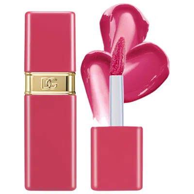 Dolce & Gabbana Rose Dew Lip Bite 24h Hydrating Glossy Lip Tint With Hyaluronic Acid 02 Dainty Mauve 0.20 Oz/6ml