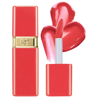 Dolce & Gabbana Rose Dew Lip Bite 24h Hydrating Glossy Lip Tint With Hyaluronic Acid 03 Fizzy Coral 0.20 Oz/6 ml