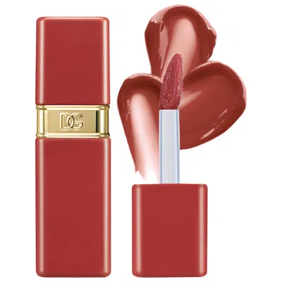 Dolce & Gabbana Rose Dew Lip Bite 24h Hydrating Glossy Lip Tint With Hyaluronic Acid 05 Dreamy Rosewood 0.20 Oz/6 ml