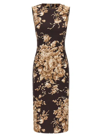 DOLCE & GABBANA DOLCE & GABBANA ROSE PRINT DRESS