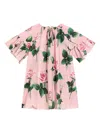Dolce & Gabbana Rose-print Dress In Pink