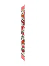 Dolce & Gabbana Diamond Point Floral Wraparound Scarf In Multi