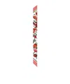 Dolce & Gabbana Diamond Point Floral Wraparound Scarf In Multi