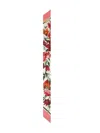 Dolce & Gabbana Diamond Point Floral Wraparound Scarf In Multi