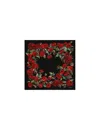 Dolce & Gabbana Schal Mit Rosen-print In Black