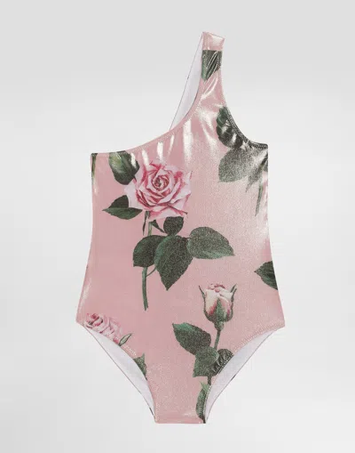 Dolce & Gabbana Rose-print Swimsuit