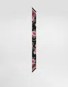 Dolce & Gabbana Floral Pattern Silk Twill Headscarf In Print