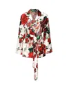 Dolce & Gabbana Floral Print Pyjama Shirt In Multi