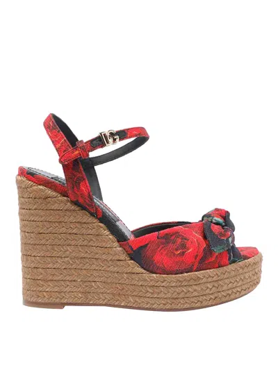 Dolce & Gabbana 90mm Lolita Sandals In Red