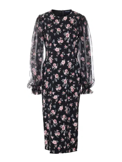 DOLCE & GABBANA SUÉTER CUELLO REDONDO - NEGRO