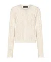 Dolce & Gabbana Round-collar And Long-sleeved Sweater In White