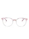 Dolce & Gabbana Round-frame Glasses In Pink