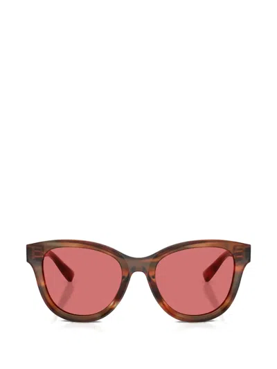 Dolce & Gabbana Round-frame Sunglasses In Orange