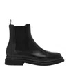 Dolce & Gabbana Round Head Boots In Black