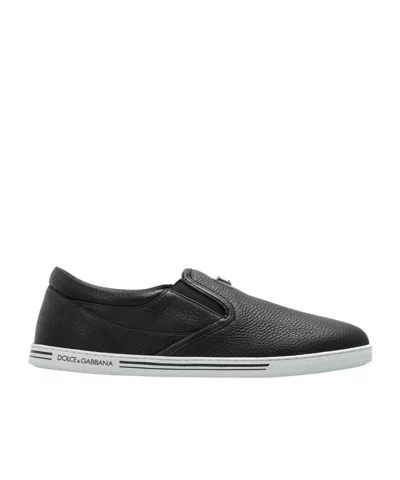 DOLCE & GABBANA DOLCE  GABBANA SAINT TROPEZ ROUND TOE SNEAKERS
