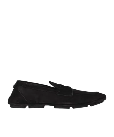 Dolce & Gabbana Dolce&gabbana Black Suede Loafer