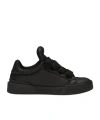 Dolce & Gabbana Snk Man Sneakers Black Size 9 Lambskin In Black