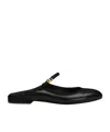 Dolce & Gabbana Round Head Muller Shoes In Black