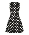 Dolce & Gabbana Round Neck Dress In Black