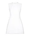 Dolce & Gabbana Tweed Sleeveless Minidress In White