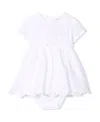 Dolce & Gabbana Broderie Anglaise Dress Set In White