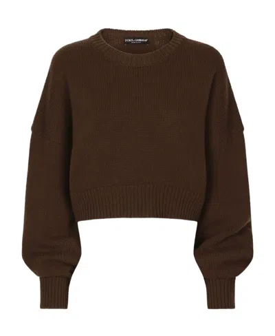 DOLCE & GABBANA DOLCE  GABBANA CREWNECK KNITTED JUMPER