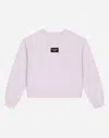 Dolce & Gabbana Felpa Giroc.man.lung In Lilac