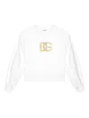Dolce & Gabbana Round-neck Sweatshirt In White