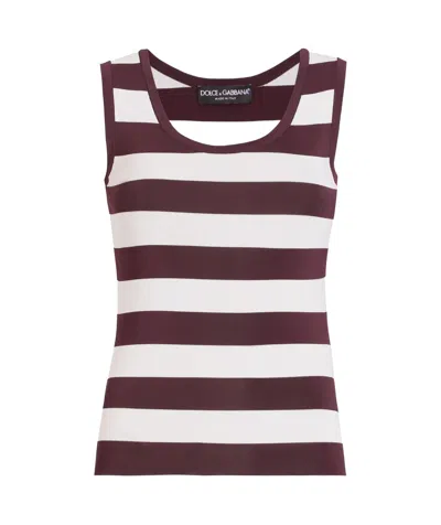 Dolce & Gabbana Round-neck Vest In White