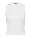 Dolce & Gabbana Knitted Tank Top In White