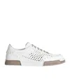 Dolce & Gabbana Men Mesh Panel Sneakers In White