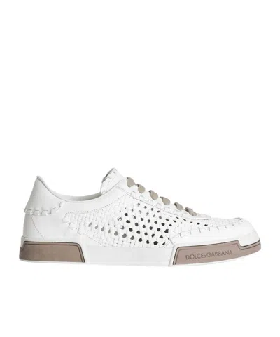 DOLCE & GABBANA DOLCE  GABBANA INTERWOVEN SNEAKERS