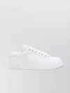 Dolce & Gabbana Round Toe Flat Sole Sneakers