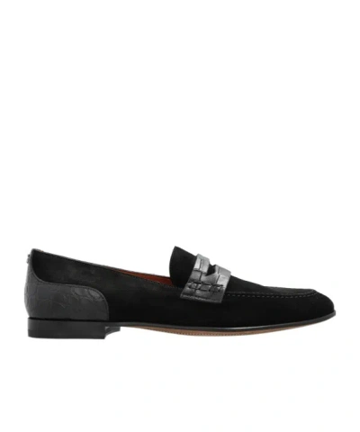 Dolce & Gabbana Round Toe Loafers In Black