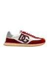 Dolce & Gabbana Dg Cushion Suede-trimmed Sneakers