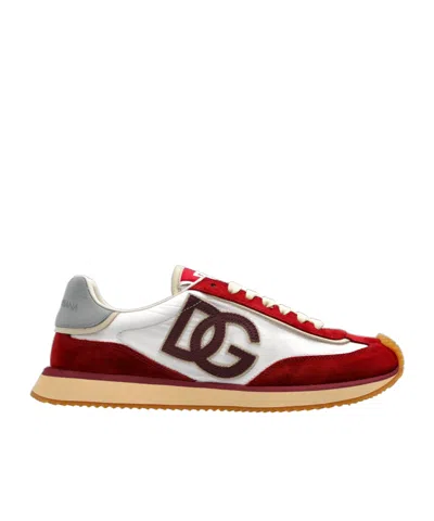 Dolce & Gabbana Round Toe Low-top Sneakers
