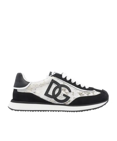 DOLCE & GABBANA DOLCE  GABBANA LOGO PATCH SNEAKERS