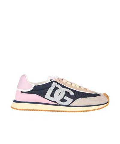DOLCE & GABBANA ROUND TOE SNEAKERS
