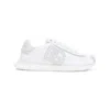 Dolce & Gabbana Round Toe Sneakers With Dg Patch In White